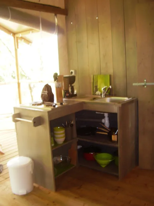 Mietunterkunft - Holzhütte 23M² - image n°5 - CAMPING LA SOURCE