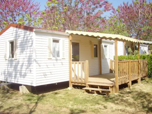 Mietunterkunft - Mobil-Home Grand Confort 26.6M² 2 Chambres - Climatisé (Dimanche) - image n°1 - CAMPING LA SOURCE