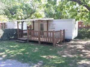 Locatif - Mobilheim Plein Air 16.80m² - ohne Sanitäranlagen - CAMPING LA SOURCE