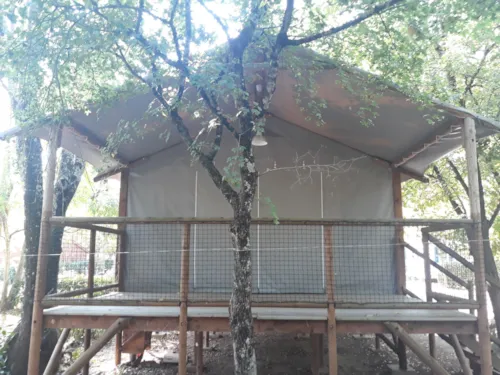 Mietunterkunft - Holzhütte 23M² - image n°2 - CAMPING LA SOURCE