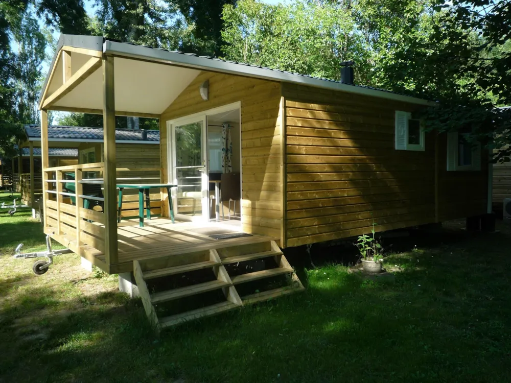Location - Mobil Home Bois Alizé Avec Climatisation - CAMPING DU LION