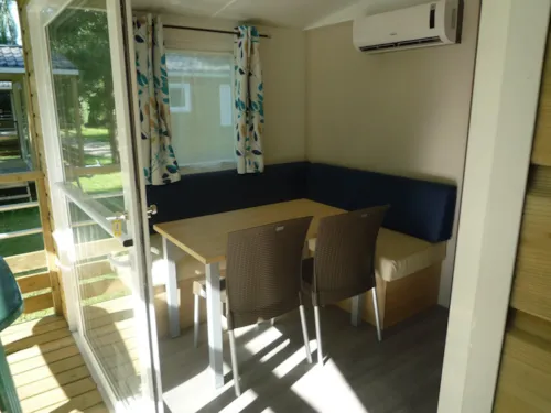 Location - Mobil Home Bois Alizé Avec Climatisation - image n°2 - CAMPING DU LION