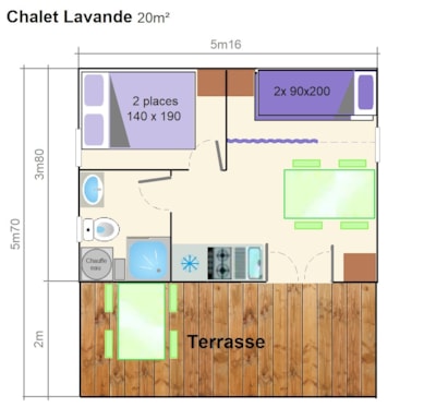 Chalet LAVANDE basic