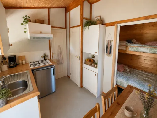 Huuraccommodatie(s) - Chalet Romarin Basique + - image n°2 - Camping Les Lavandes