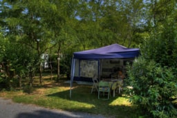 Piazzole - Piazzola : Auto + Tenda O Roulotte - 2 Persone Incluse - Camping du Pont