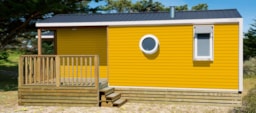 Huuraccommodatie(s) - Stacaravan First - 2 Slaapkamers - 35 M² - Terras - Airconditioning - Tv - Vaatwasser - Camping du Pont