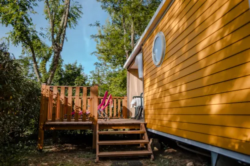 Accommodation - Mobil Home First - 2 Bedrooms - 35 M² - Terrace - Air Conditioning - Tv - Dishwasher. - image n°3 - Camping du Pont