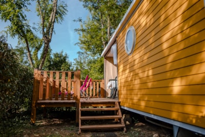 Mobil HOME FIRST - 2 BEDROOMS - 35 M² - TERRACE - AIR CONDITIONING - TV - DISHWASHER.
