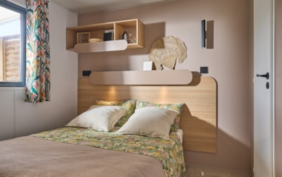 BORA MOBILE HOME 28 m² with a 10 m² patio—1 bedroom—1 bathroom—air conditioning—TV