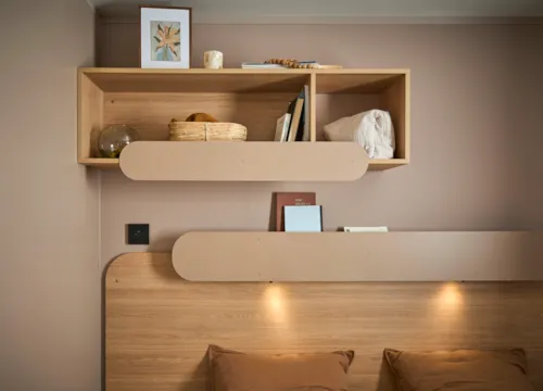 Location - Mobilhome Bora 28M² Terrasse-1Chambre-1 Sdb-Clim-Tv - image n°7 - Camping du Pont