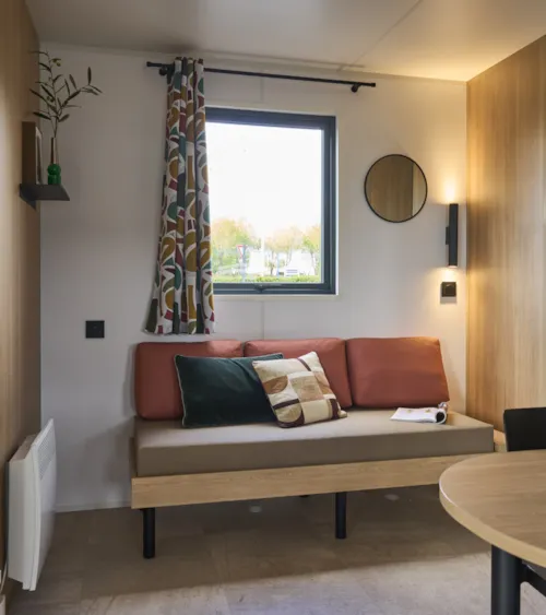 Location - Mobilhome Bora 28M² Terrasse-1Chambre-1 Sdb-Clim-Tv - image n°4 - Camping du Pont