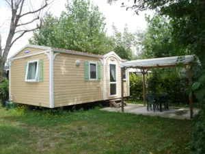 Locatif - MOBIL-HOME 2 chambres (D) - CAMPING LES HORTENSIAS