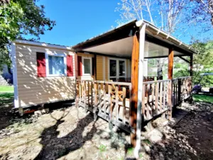 Locatif - MOBILE HOME 3 bedrooms with air-conditioning (on Sunday July/August) - CAMPING LES HORTENSIAS