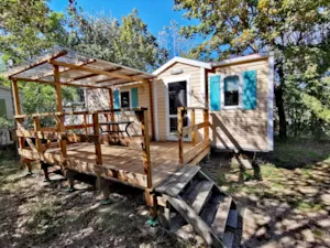 Locatif - MOBILE HOME 2 bedrooms+ (on Sunday July/August) - CAMPING LES HORTENSIAS