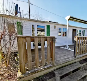 Locatif - MOBILE HOME Air-conditioning - 2 bedrooms - CAMPING LES HORTENSIAS