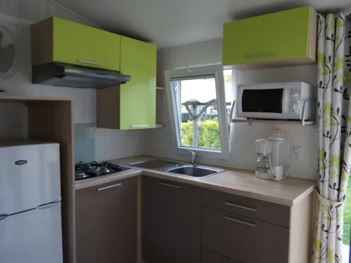 Location - Mobil-Home 2 Chambres Clim (D) - image n°2 - CAMPING LES HORTENSIAS