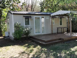 Locatif - MOBILE HOME 2 bedrooms+ with air-conditioning (on Sunday July/August) - CAMPING LES HORTENSIAS