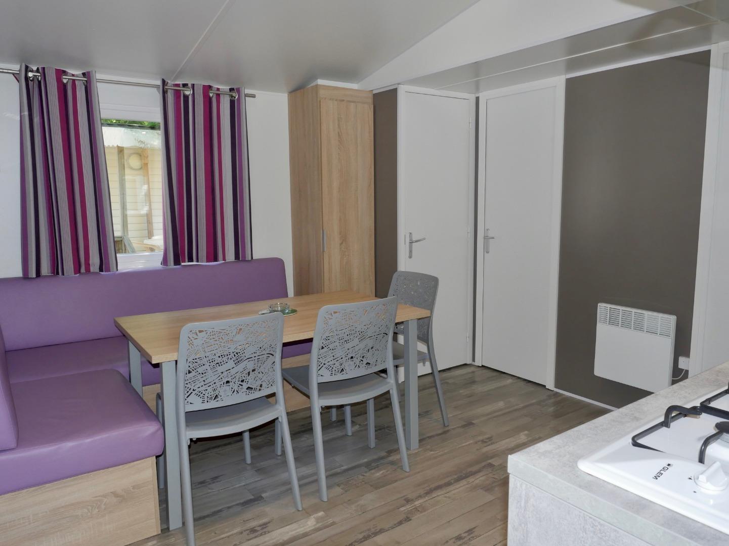 Location - Mobil-Home - 3 Chambres - 33.20M² - Climatisation - Terrasse En Bois - CAMPING LE CHASSEZAC