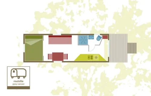 Location - Roulotte - image n°7 - CAMPING DOMAINE DE BRIANGE