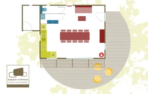 Mietunterkunft - Gruppenunterkunft - image n°8 - CAMPING DOMAINE DE BRIANGE