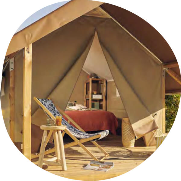 Accommodation - Ecolodge 2 Pers - CAMPING DOMAINE DE BRIANGE
