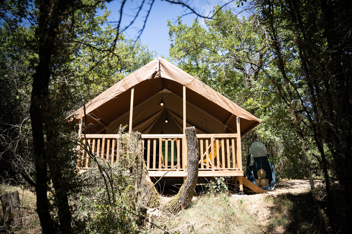 Accommodation - Ecolodge 4 Pers - CAMPING DOMAINE DE BRIANGE
