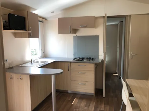 Huuraccommodatie(s) - Mobilhome Riviera Clim  4 Pers 2 Chambres /Heure D'arrivée Maximale 18H  (Samedi A Samedi) - image n°2 - Camping Beau Rivage