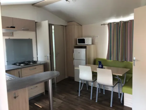 Huuraccommodatie(s) - Mobilhome Riviera Clim  4 Pers 2 Chambres /Heure D'arrivée Maximale 18H  (Samedi A Samedi) - image n°3 - Camping Beau Rivage
