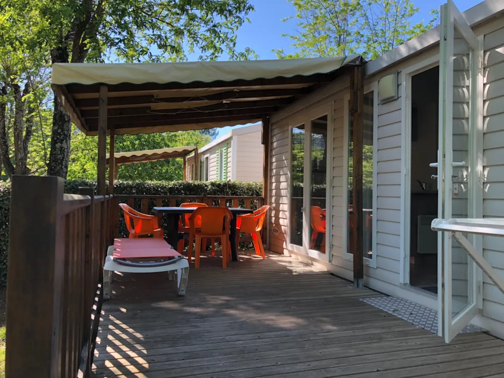 Location - Mobilhome Riviera  2025 Clim  4 Pers 2 Chambres /Heure D'arrivée Maximale 18H  (Samedi A Samedi) - Camping Beau Rivage