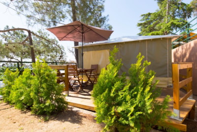 Caraibes tent 20m² - 2 bedrooms with Sea View — 8