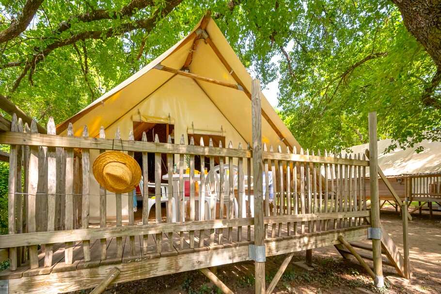 Location - Tente Ciela Nature  - 2 Chambres - Ciela Village Camping Arc en Ciel, Vallon-Pont-d'Arc