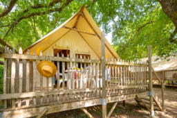 Accommodation - Tent Ciela Nature  - 2 Bedrooms - Camping Arc en Ciel