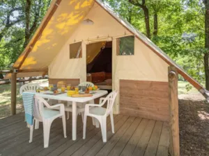  - Lodge Nature** - 4 Personen - 2 Schlafzimmer - ohne Sanitäranlagen - Camping Arc en Ciel