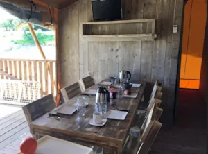  - Lodge confort***  - 5 personen - 2 Schlafzimmer - Camping Arc en Ciel