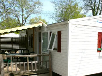 Mietunterkunft - Mobilheim 3 Trèfles - 3 Schlafzimmer - Klimaanlage - Camping Arc en Ciel