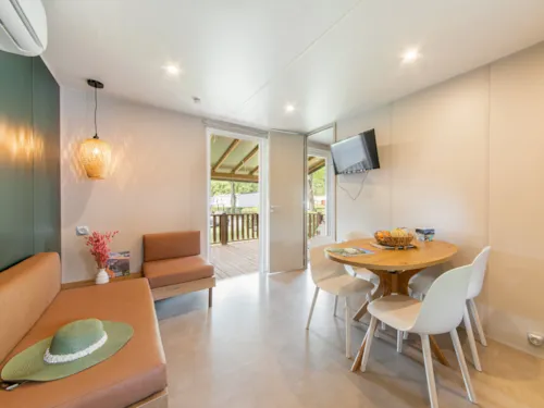 Huuraccommodatie(s) - Cottage Calys***** - 4 Personen - 2 Slaapkamers - 2 Badkamers - Airconditioning - image n°2 - Camping Arc en Ciel