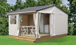 Locatif - TIT'HOME 2 Zimmer (ohne Sanitäranlagen) - Camping Le Barutel