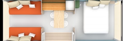Coco Sweet 2 bedrooms (without toilet blocks)