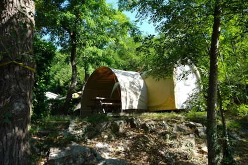 Accommodation - Coco Sweet 2 Bedrooms - Riverside (Without Toilet Blocks) - image n°1 - Camping Le Barutel
