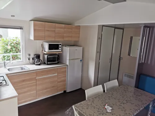 Accommodation - Mobile Home M°6 / 3 Bedrooms + Air Conditioning + Large Terrace With River View - image n°1 - Camping Le Barutel