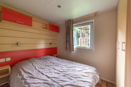 Mietunterkunft - Mobilheim 2 Zimmer D - image n°3 - Camping Le Barutel