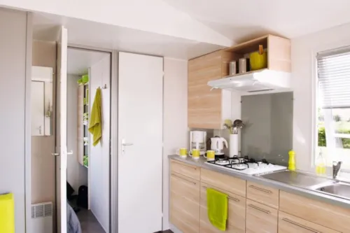 Mietunterkunft - Mobilheim Classique O'hara 784T D - Klimaanlage (2 Zimmer) - image n°6 - Camping Le Clapas