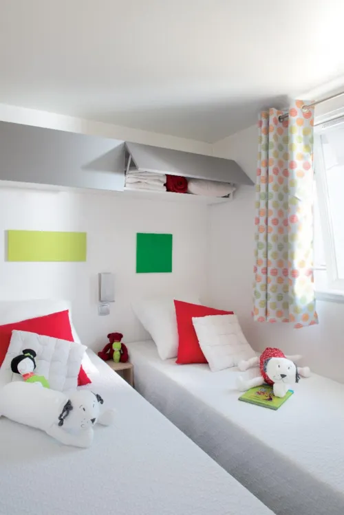 Mietunterkunft - Mobilheim Premium O'hara 865 Bay - Klimaanlage (2 Zimmer) - image n°9 - Camping Le Clapas