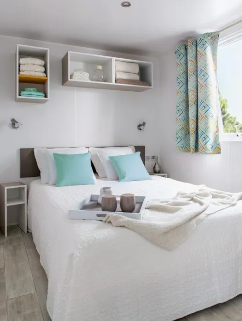 Location - Mobile Home Classique Super Titania Irm S - Climatisé (3 Chambres) - image n°5 - Camping Le Clapas