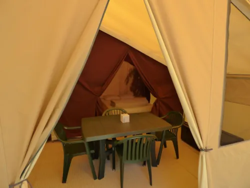 Accommodation - Equipped Lodge Tent D - 2 Bedrooms / Terrace (Without Toilet Blocks) - image n°6 - Camping Le Clapas