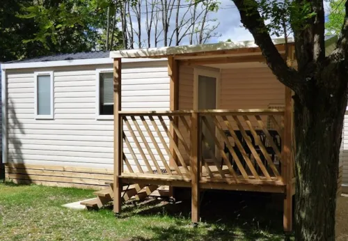 Huuraccommodatie(s) - Stacaravan Classique S - Irm Loggia - Airconditioning (2 Slaapkamers) - image n°8 - Camping Le Clapas