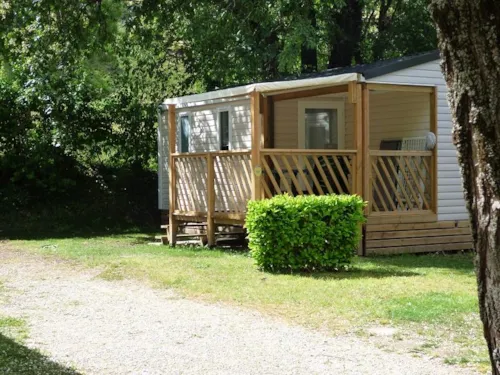 Huuraccommodatie(s) - Stacaravan Classique S - Irm Loggia - Airconditioning (2 Slaapkamers) - image n°9 - Camping Le Clapas