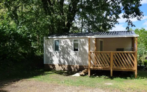 Huuraccommodatie(s) - Stacaravan Classique S - Irm Loggia - Airconditioning (2 Slaapkamers) - image n°1 - Camping Le Clapas