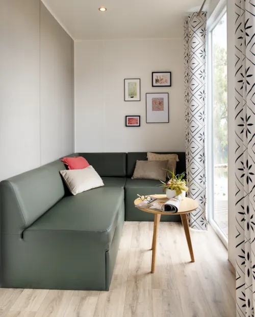 Mietunterkunft - Mobilheim Prémium O’Hara 845 - Klimaanlage (3 Zimmer) - image n°3 - Camping Le Clapas