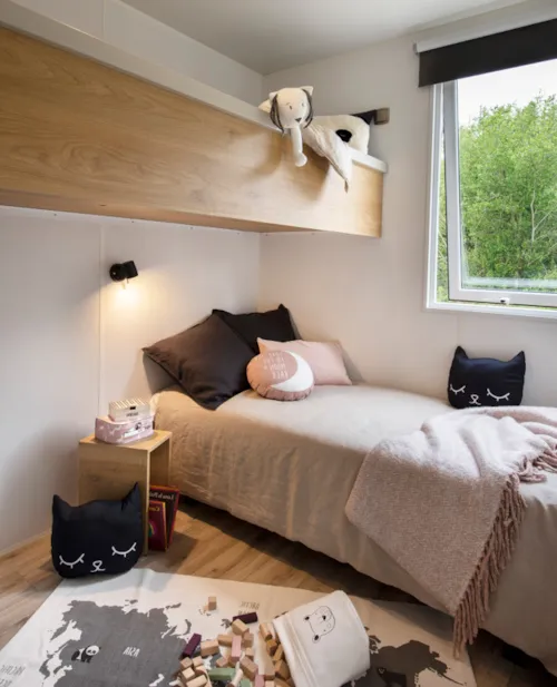Mietunterkunft - Mobilheim Prémium O’Hara 845 - Klimaanlage (3 Zimmer) - image n°7 - Camping Le Clapas